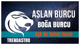 ASLAN BURCU BOĞA BURCU AŞK VE GENEL UYUM  TRENDASTRO [upl. by Jasmine]