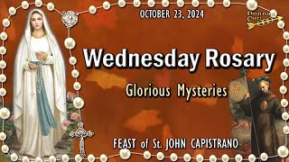 WEDNESDAY Rosary🌹St JOHN CAPISTRANO Feast Glorious Mysteries OCTOBER 23 2024 Falling Leaves [upl. by Katzen239]