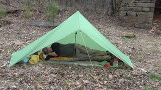 Silpoly Ultralight Solo Backpacking Tarp [upl. by Alyssa325]