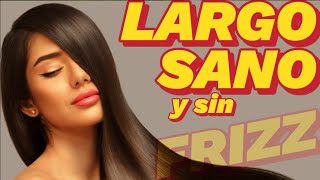 CABELLO bien LARGO sin FRIZZ Caspa ni Hongos y Puedes Hacerlo en CASA ⛔️ PELO NATURAL lcapelli [upl. by Eniretac]