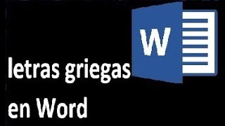 letras griegas en word [upl. by Chester996]