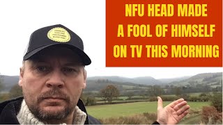 Nfu head made a fool of himself on the news this morning [upl. by Namharludba]