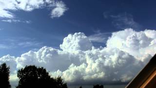 Multiple Cumulonimbus Cells Time Lapse [upl. by Llednek903]