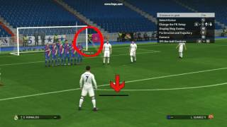 PES 2017  Free Kick Tutorial PC  100 working easy [upl. by Asusej]