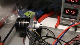 BLDC motor APS 6374  VESC sensorless test [upl. by Wayland]