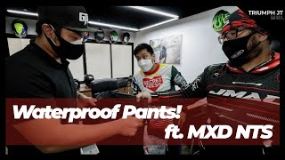 Waterproof Riding Pants from Spyke ft JMAC and Dark Nuts of MXD NTS [upl. by Aniarrol341]