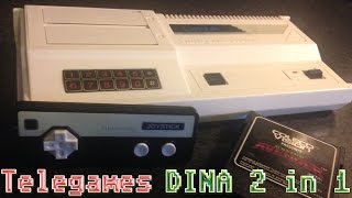 Telegames Rare DINA 2 in 1 Review Colecovision PLUS Sega SG1000 [upl. by Terrie993]