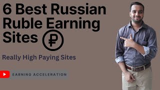 6 Best Russian Ruble Earning Sites Earn Money Doing Simple Tasks Online [upl. by Assil40]