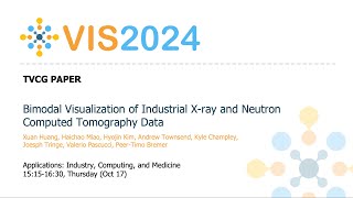 Bimodal Visualization of Industrial Xray and Neutron Computed Tomography Data  Fast Forward  VIS [upl. by Nnaael252]