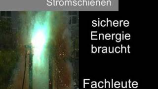 Stromschienen lose mehr als 1000A knall Explosion Top Kurzschluss Arbeitssicherheit [upl. by Aicala411]