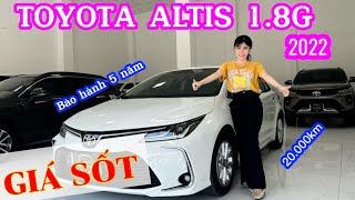 Toyota corolla altis 18G 2022 xe 5 chỗ giá rẻ bảo hành chính hãng 5 năm [upl. by Goldston]