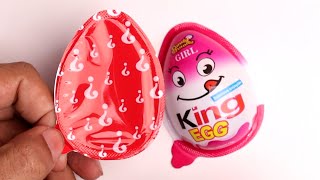 King Egg 10 gram unwrapping Satisfying ASMR Video sounds [upl. by Keever]