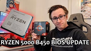 How To Update Your Bios For Ryzen 5000 Series CPUs  B450 Motherboards  StepByStep Guide [upl. by Eekaz]