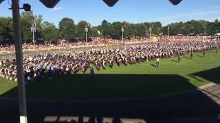 Scotland The Brave 1400 pipers and drummers [upl. by Miuqaoj]