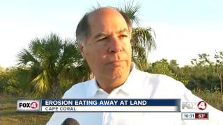 Erosion eating away at popular waterway in Cape Coral [upl. by Melvyn734]