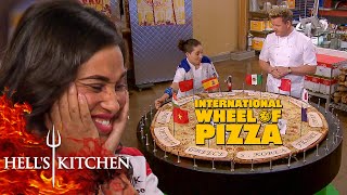 Chefs Spin The Pizza As They Face Off In An International Pizza Contest  Hells Kitchen [upl. by Adalbert]