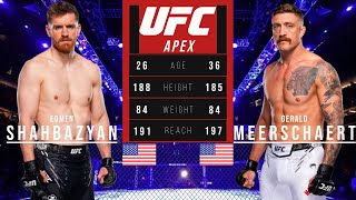 EDMEN SHAHBAZYAN vs GERALD MEERSCHAERT FULL FIGHT [upl. by Evey]