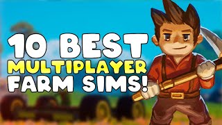 Top 10 Multiplayer Farming Games for Switch amp PC [upl. by Annoirb573]