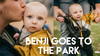 VLOG 152 Benjis first time on a playground [upl. by Aseral]