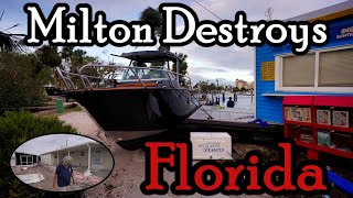 Some Homes Totally Devastated Hurricane Milton Slams the West Coast of Florida Alfred Montaner [upl. by Lebiralc389]