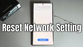 Samsung Galaxy S24 S24 S24 Ultra How to reset network settings on Samsung [upl. by Kera]