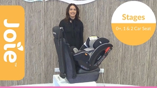 Joie Stages 0 1 amp 2 Car Seat Quick Features Video  Direct2Mum [upl. by Enihpled]