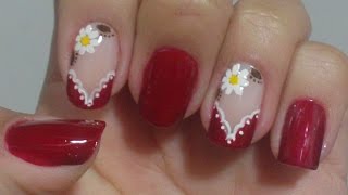 Unhas Vermelhas Decoradas [upl. by Ramhaj]