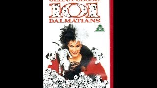 Digitized opening to 101 Dalmatians  Live Action 1997 VHS UK [upl. by Airotnahs]