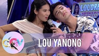 Lou Yanong plays guitar while singing her original composition  GGV [upl. by Dreda631]