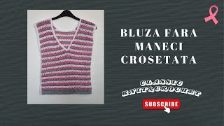 Bluza Fara Maneci Crosetata [upl. by Nabla]