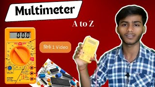 Learn How to use Digital MultimeterCheck components Full basic tutorial for beginners [upl. by Novla]