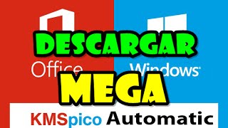 Tutorial  Descargar kmspico 2016  Mega [upl. by Natlus]