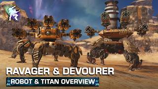 Ravager amp Devourer 🦀 Robot amp Titan Overview — War Robots [upl. by Virgel700]