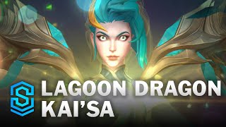 Lagoon Dragon KaiSa Wild Rift Skin Spotlight [upl. by Mencher230]