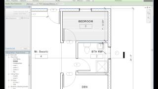 Revit tutorial Dimensioning floor plan [upl. by Asilej]