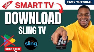 How to Download Sling TV on Smart TV 2024 Without Google Play Store [upl. by Dominick]