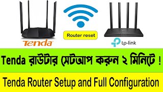 Tenda Router Setup and Full Configuration  Reset router  Tenda router setup  tplink router setup [upl. by Yolane778]