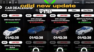 cdid new update v18 new limiteds and normal car showcase [upl. by Alyssa23]