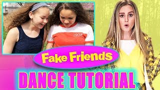 Sierra amp Olivia Haschak Learn Iveys quotFake Friendsquot Dance [upl. by Candi268]