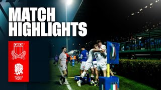 Italy U20 Men vs England U20 Men  Mens U20 Six Nations highlights [upl. by Aurora]