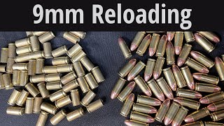 How to Reload 9mm Ammo For Beginners Single Stage Press [upl. by Llirred]