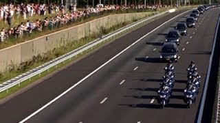 Raw Mourners Gather As MH17 Bodies Transported [upl. by Eenel911]