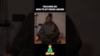 KSI Tries To Sit Cross Legged 😳 [upl. by Okuy]