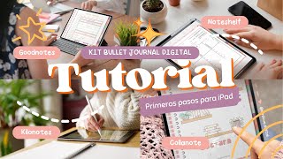 Primeros Pasos 🤍✨ Kit Bullet Journal Digital en iPad iOS [upl. by Harrow350]