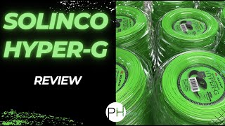 REVIEW Solinco HyperG  Tennis String Review [upl. by Dunc]