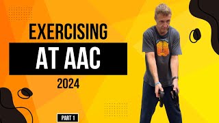 Working out at the Annual Ataxia Conference AAC 2024  Part 1 [upl. by Geraldina]