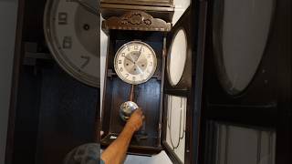 Amazing 200 Year Old Wall Clock With Alarm ytshorts shorts [upl. by Ailem983]