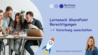 Microsoft SharePoint  Berechtigungen  Vererbung ausschalten  Lernsnack  2024 [upl. by Weihs]