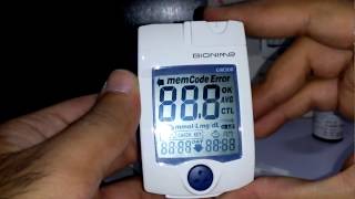 Bionime Blood Glucose Monitoring System GM300  Hindi [upl. by Ardnaskela]