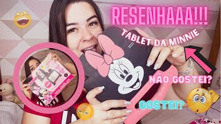 UNBOXING TABLET INFANTIL MULTILASER MINNIE   VALE A PENA COMPRAR em 2022  AMANDA BARBOSA [upl. by Katlin734]